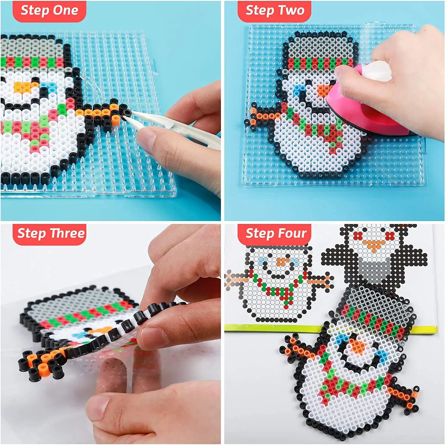 Fuse Bead Set For Kids 5mm 24 Colors Iron Hama Compatible Kit Kids Creative Handmade Craft Toy Gift Perler Beads Sets