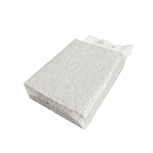 Highly Absorbent Eco Clean Crushed Tofu Cat Litter With Vacuum Plastic