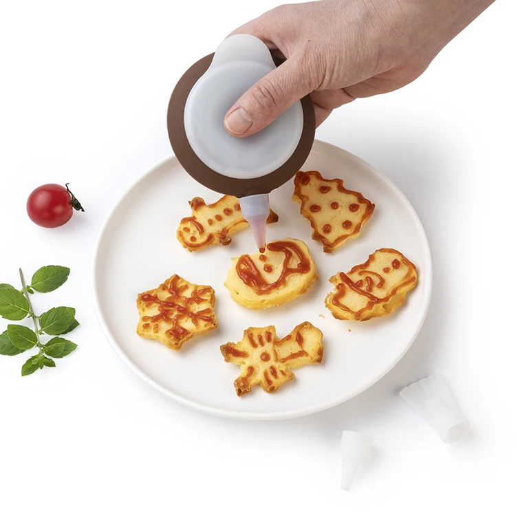 Cake decorating baking silicone macaron cake decorating tools silicone piping pot