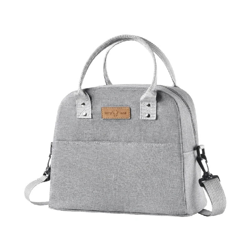 lunch tote Wholesale Portable Thermal Soft Insulation Box High Quality Polyester Tote Bags School Kids Lunch Cooler Bags