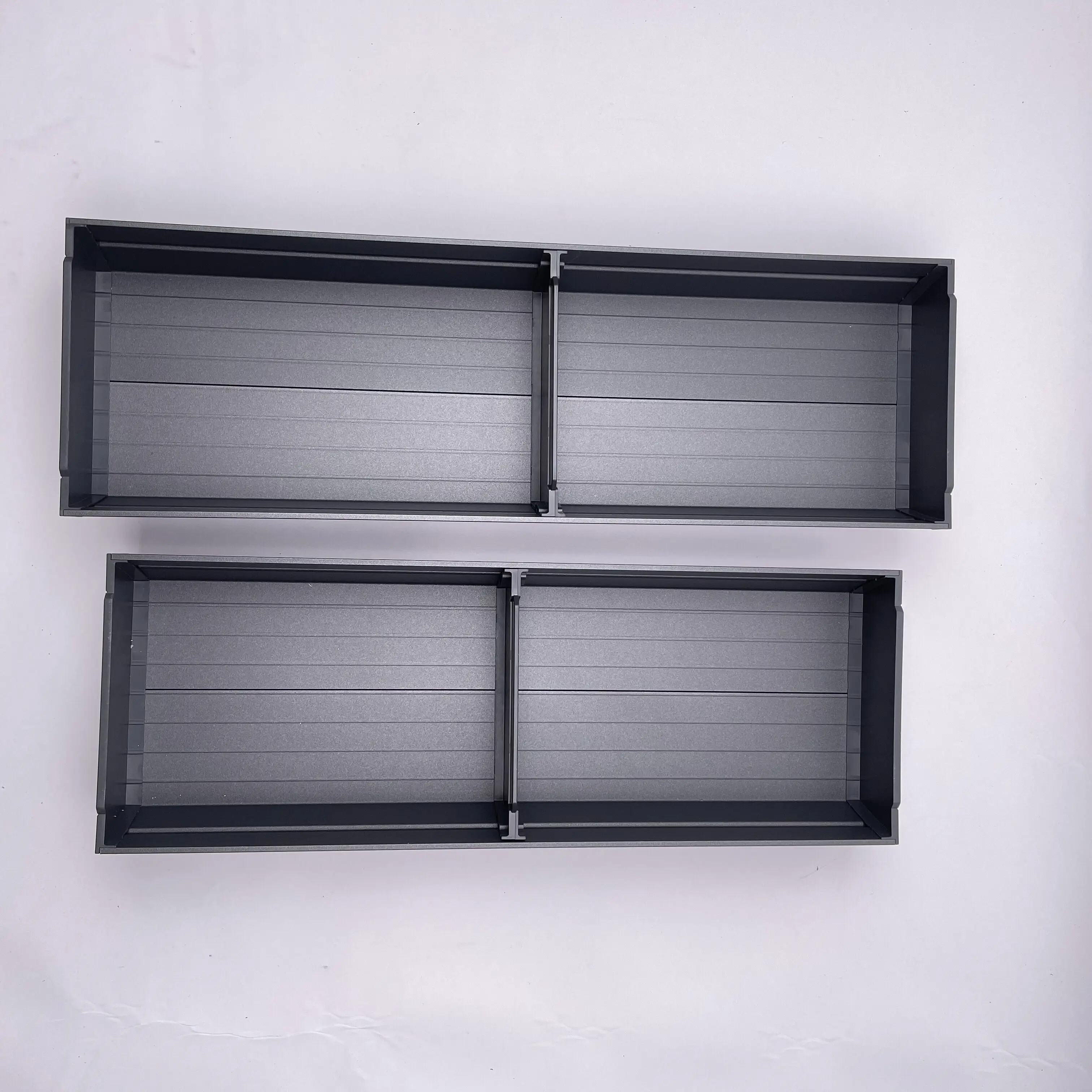 Goldmine aluminum cutlery tray with moving dividers forks spoons storage tray utensil cabinet drawer organizers