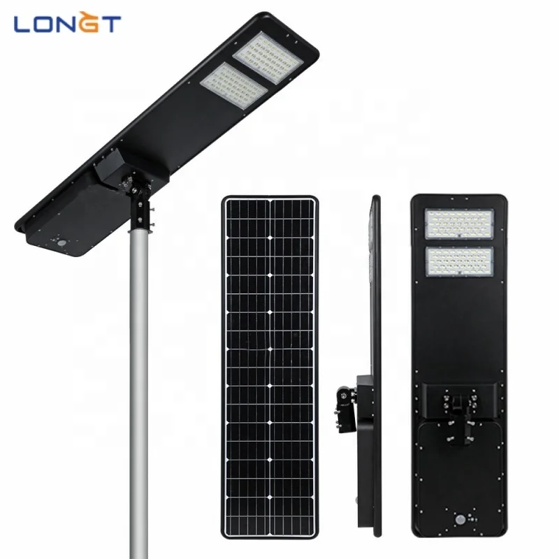 Hot selling Aluminum Outdoor Ip65 Waterproof 200watt 300watt 400watt Integrated All In One Solar Led Road Lamp