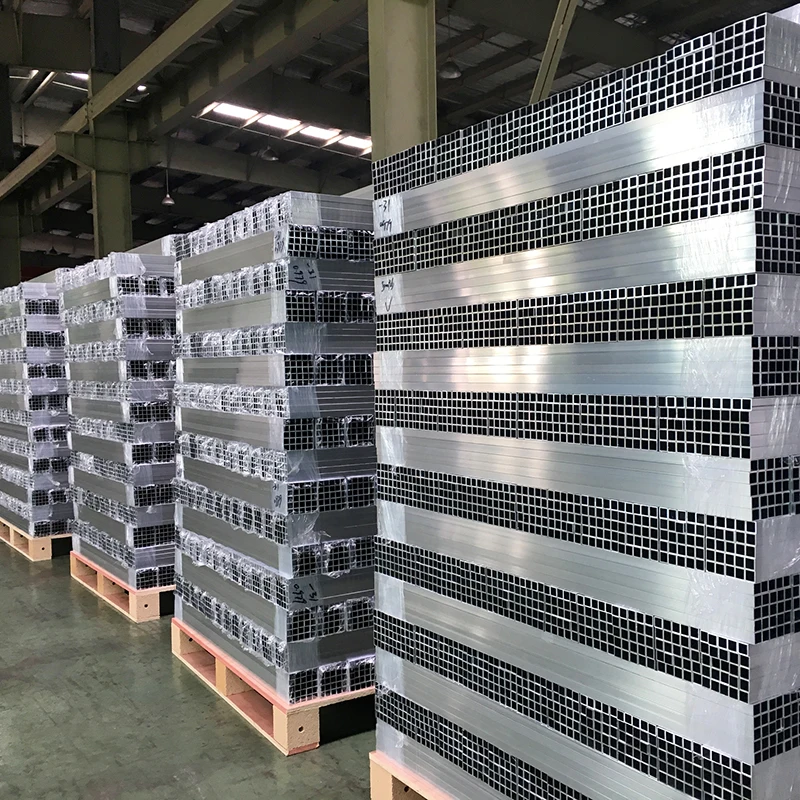 Hot Selling 6063  T5 Aluminum Alloy Custom Various Wall Thickness High Quality Aluminum Pipe Tube Extrusion Squaer Alumin