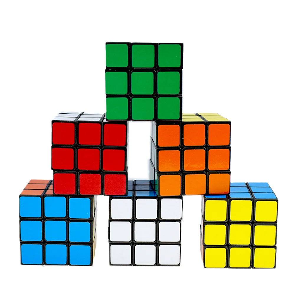 Wholesale educational toys 6.5cm magic cube smooth solid speed puzzle cube