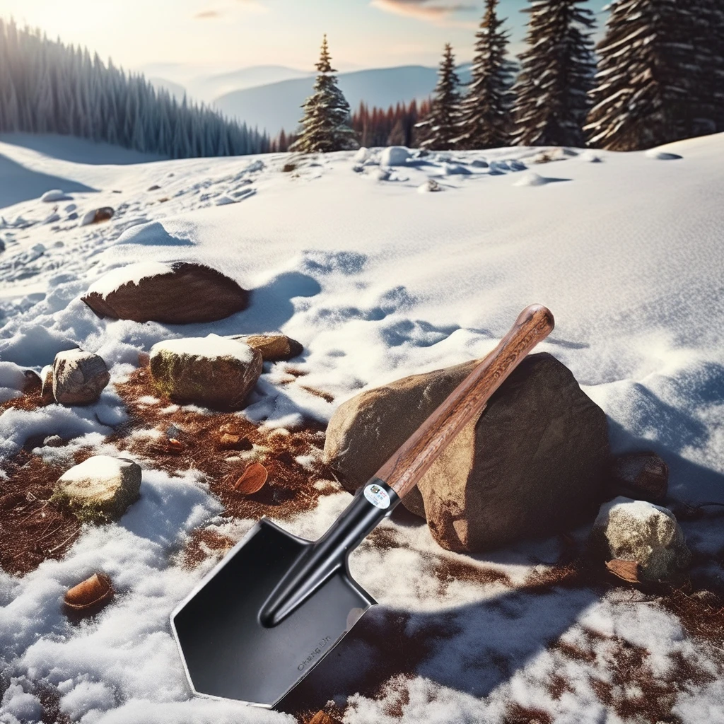 Multifunctional Outdoor Shovel with Wooden Handle Short Handle Spades & Shovels