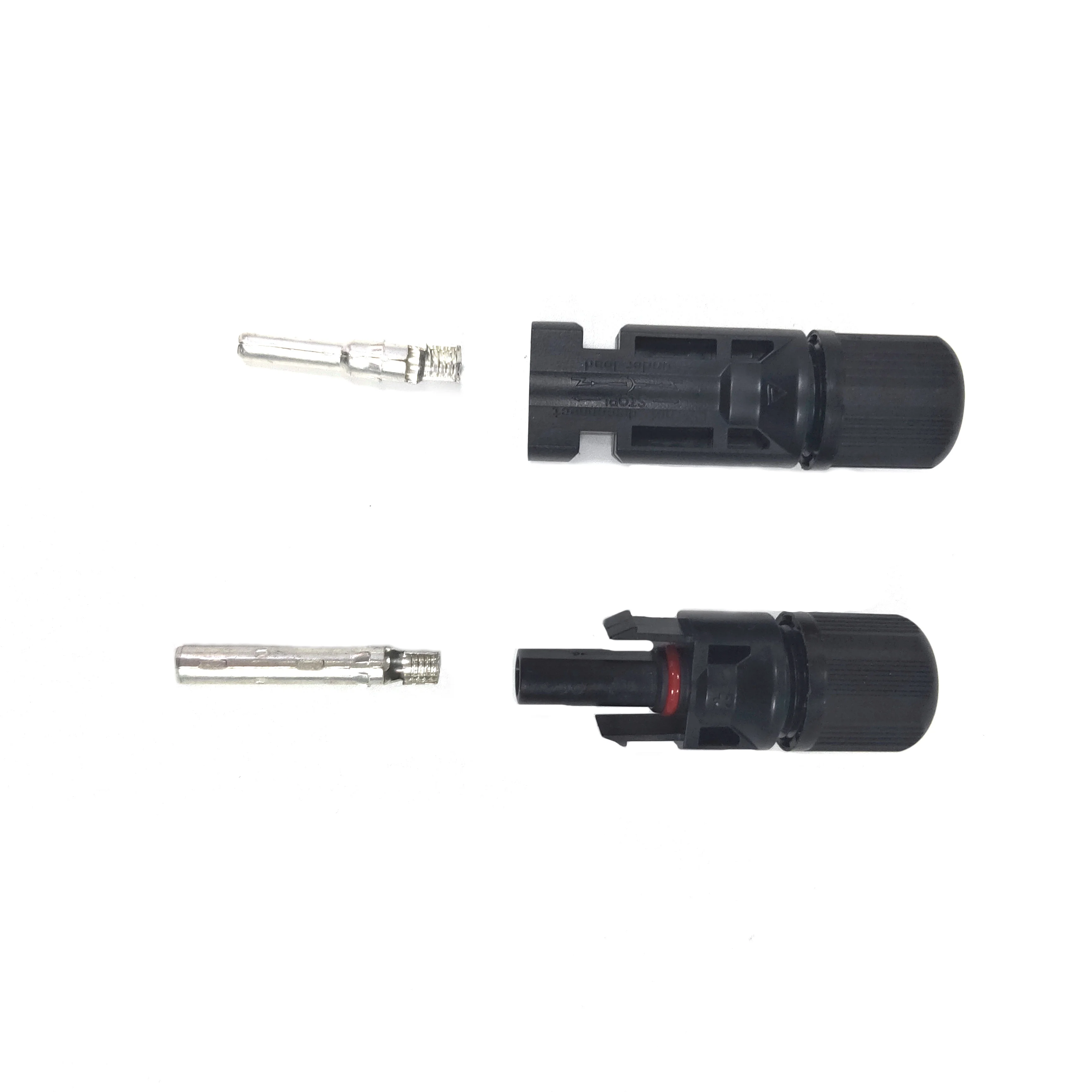 Ip67 Waterproof Solar Cable Connector Female and Male 2.5mm2 4mm2 6mm2 30a 1000v 2 Pin Pv Solar Connector for Solar Panel