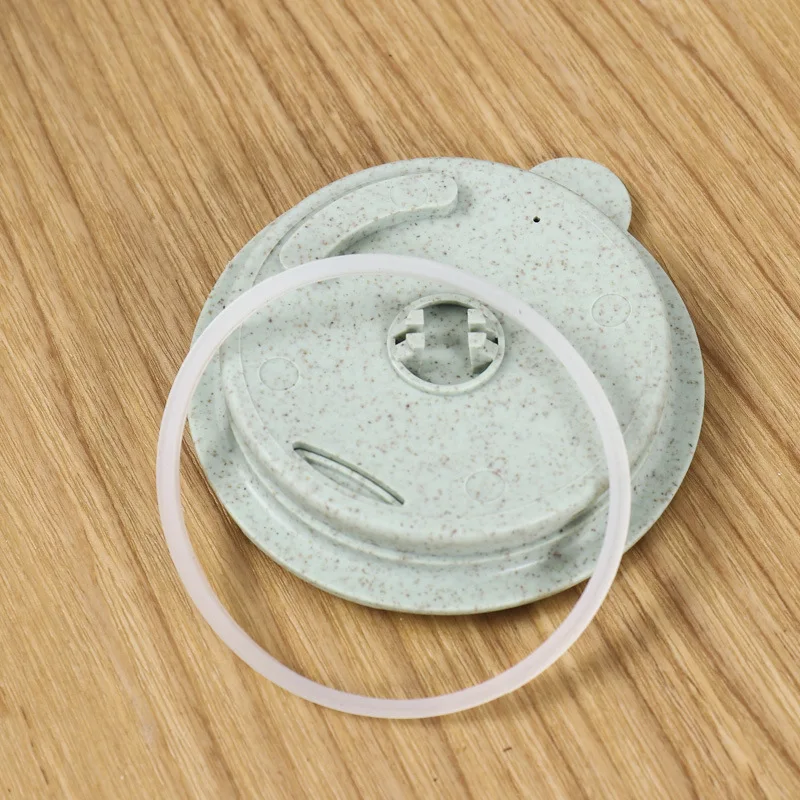 Recycled Bamboo Fiber Travel Mug Promotional Custom Logo Print Coffee Cup with Cover