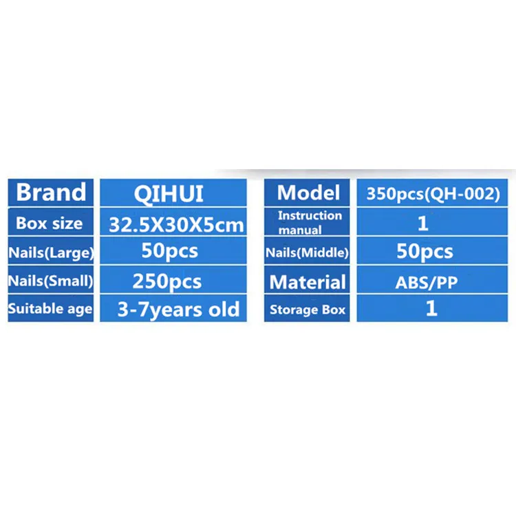 Children 350pcs Mushroom Nail Puzzle Didactical intelligent Games DIY Plastic Flashboard Children Educational Toy Jigsaw Puzzle