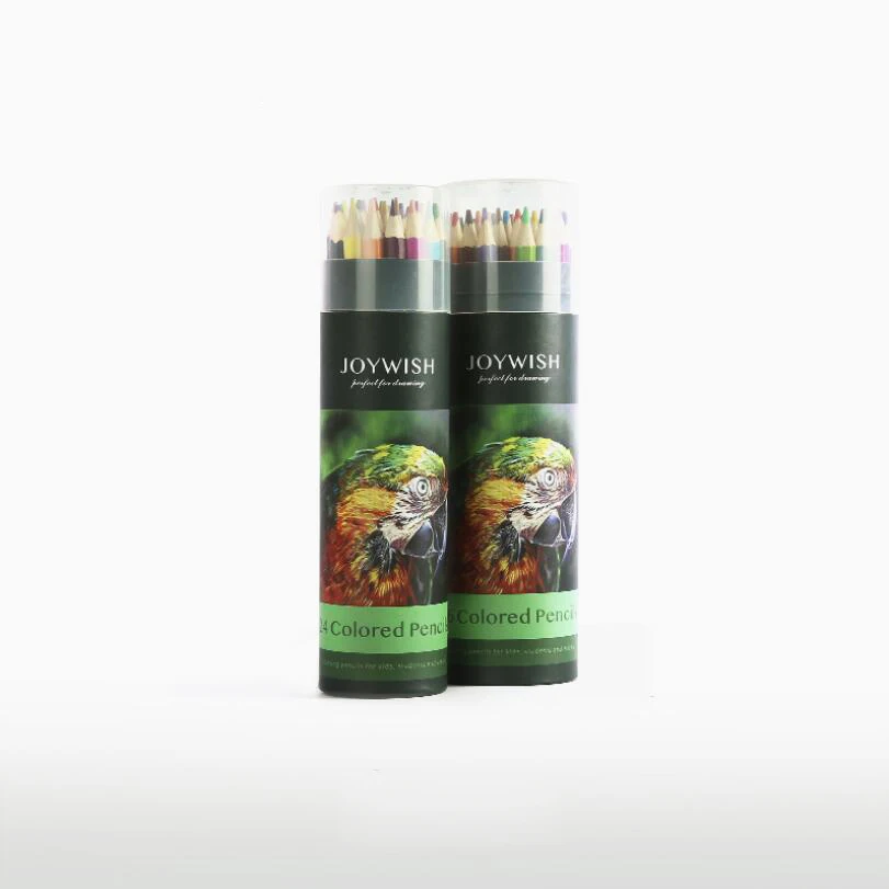  Wholesale 24 36 48 72 Oil Based Natural Colored Pencils Set Basswood For Adults and