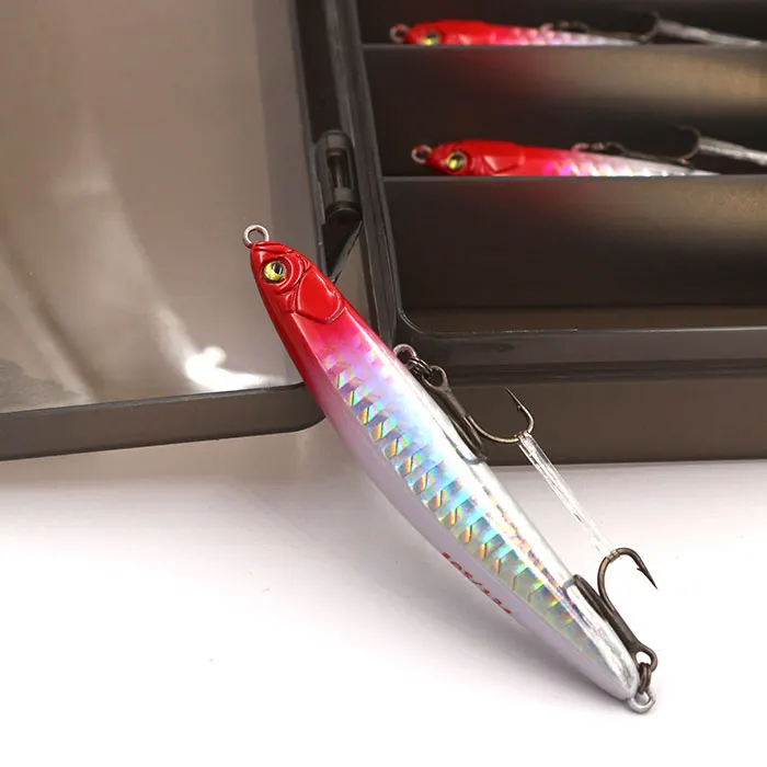 XO807 Hot Sale Smooth 80g Salty Sea Water Freshwater Fishing Bait Tackle Jigging Baits Fishing Lures Set