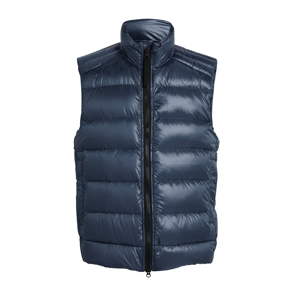 Custom Work Wear Puffer Fashion Cool Utility Vest OEM Service Heavy Duty Men Quilted Lined Outdoor Big Pockets Casual Jacket