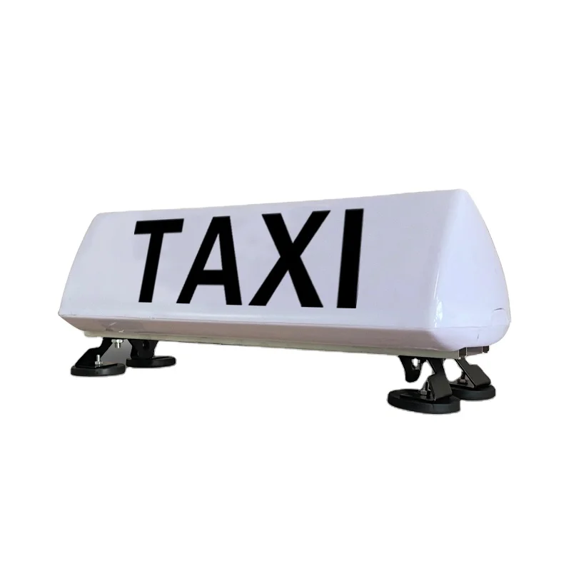 Mass-product New Design Waterproof AD LED Taxi Top light magnets car roof sign light box