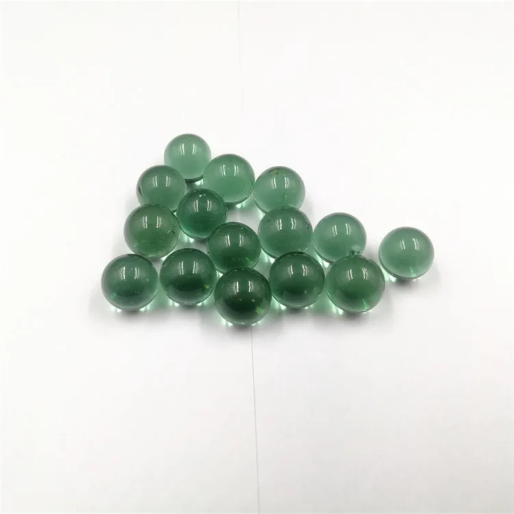 2024 best selling 14mm 16mm crystal glass balls green glass marble