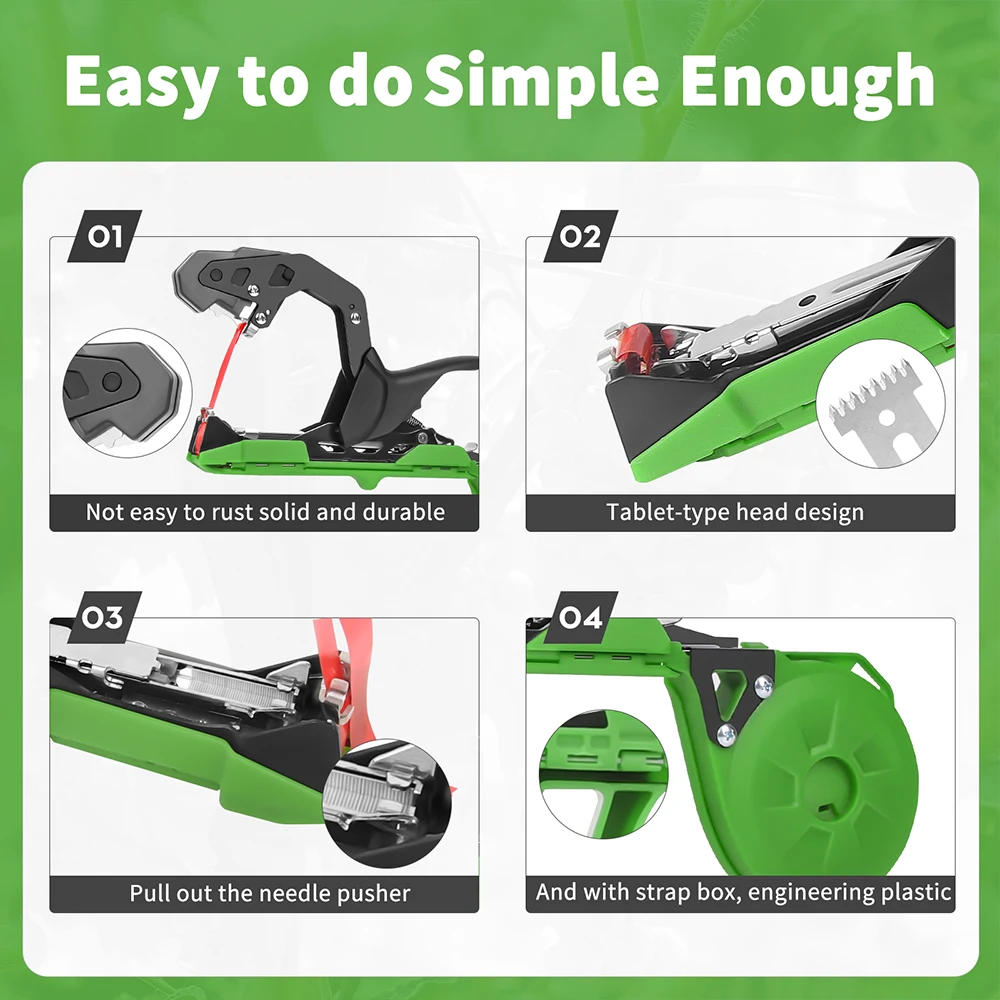 Hand Vine Tying Iron Binding Machine Hardware Garden Tools Tying Machine Plant Tie Tape For Garden Tools