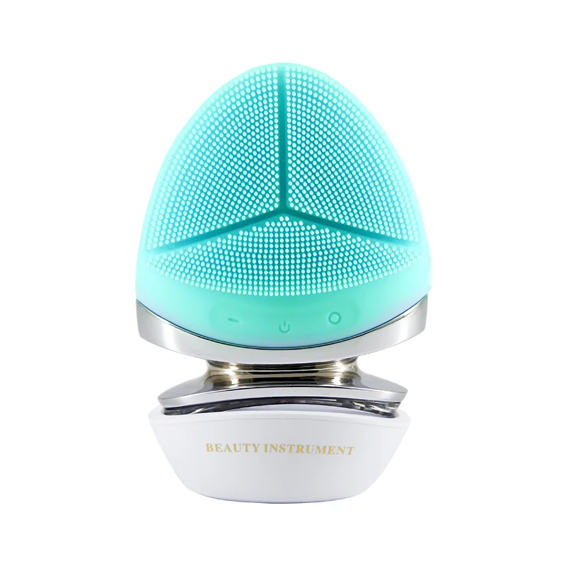 2024 New Arrival Waterproof Electric Face Cleansing Brush Device for Deep Cleaning Sonic Facial Cleansing Brush