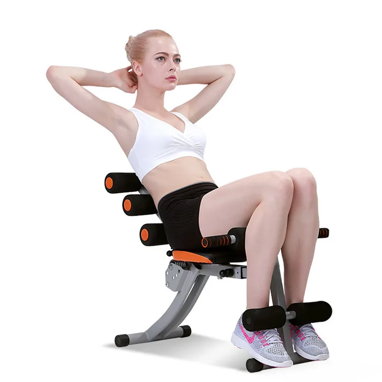 Factory direct multifunctional abdomen machine home exercise six abdominal pack care fitness equipment gym abdominal machines