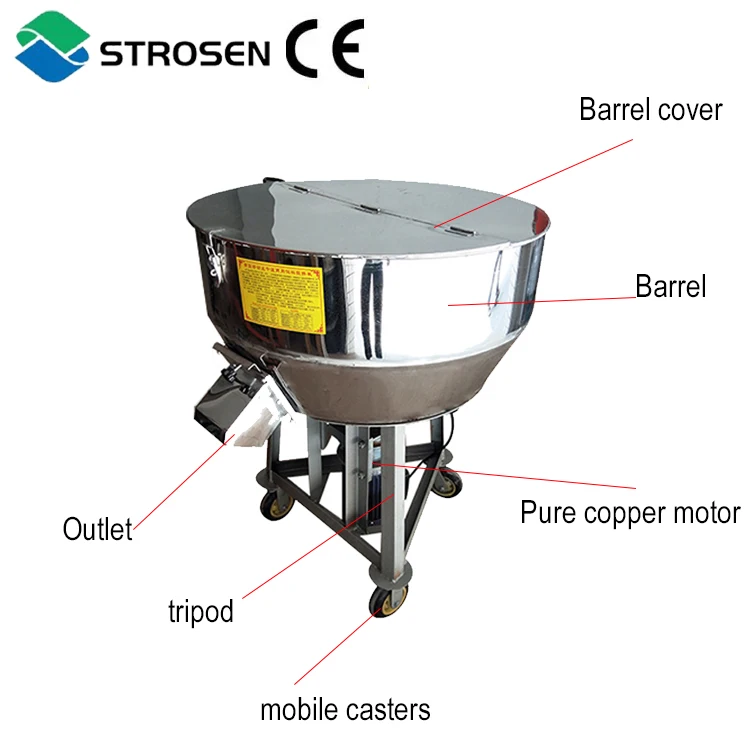 automatic feed mixers animal feed combination machine small batch fish cow horse feed high speed mixer