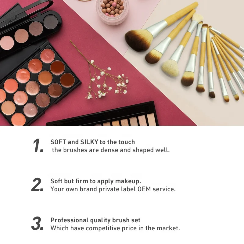13 Pcs Cosmetic Wholesale Makeup Brush Sets For Make Up Tools