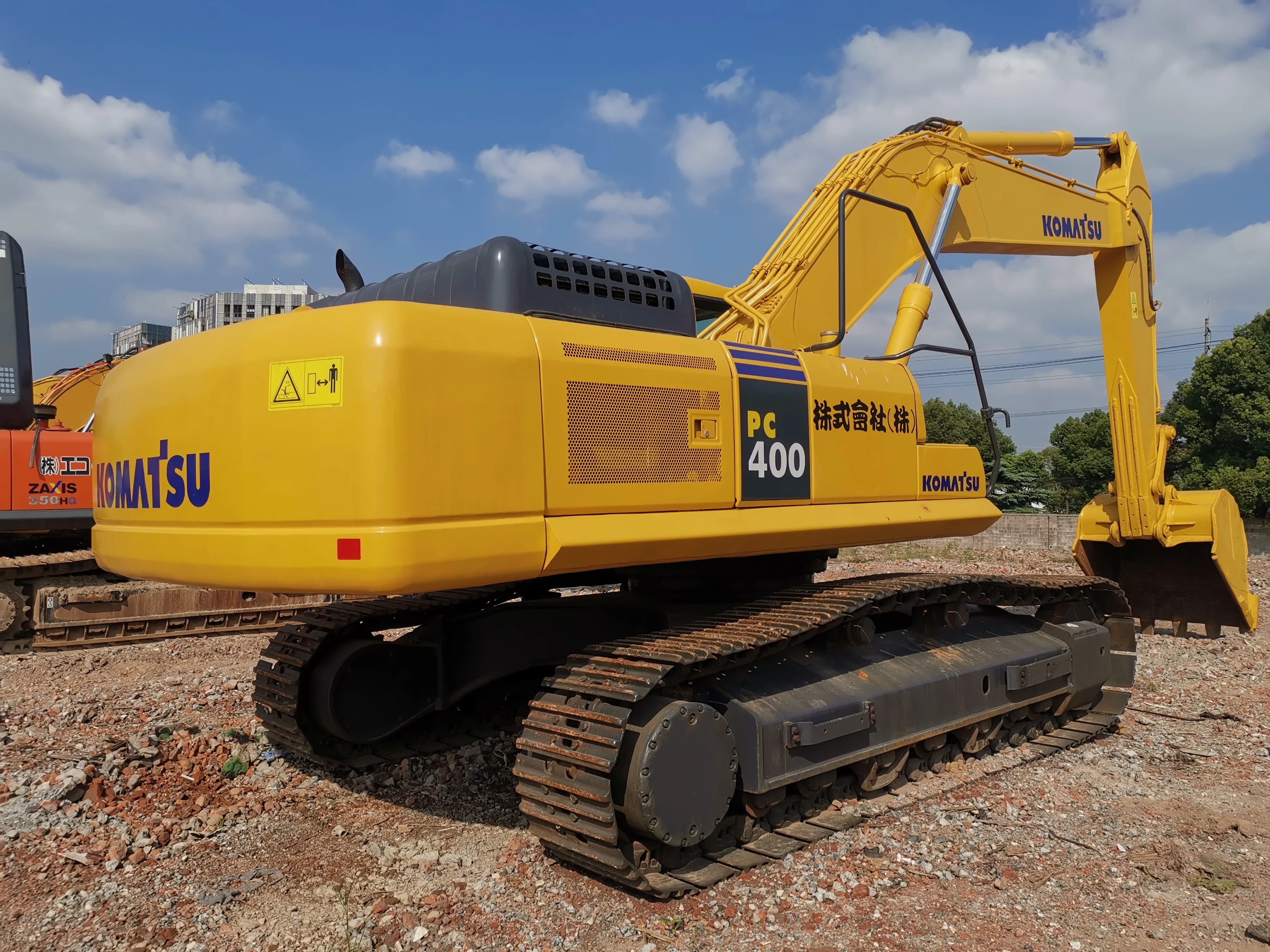 
Komatsu 40 ton usedpc400-7 crawler excavator japan original engine manufactor breaking hammer 