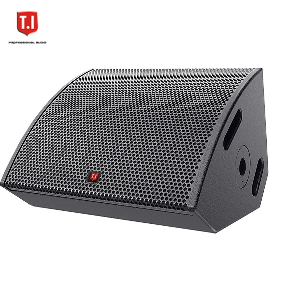 Professional 15 inch coaxial stage monitor T-15MA 500W sound audio amplifier system monitor for show