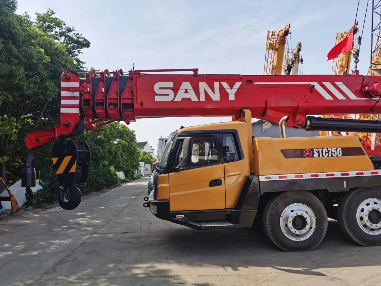 2017 Year Truck Cranes Sany Used 70 Ton Crane Ton STC750 Used Cranes For Sale