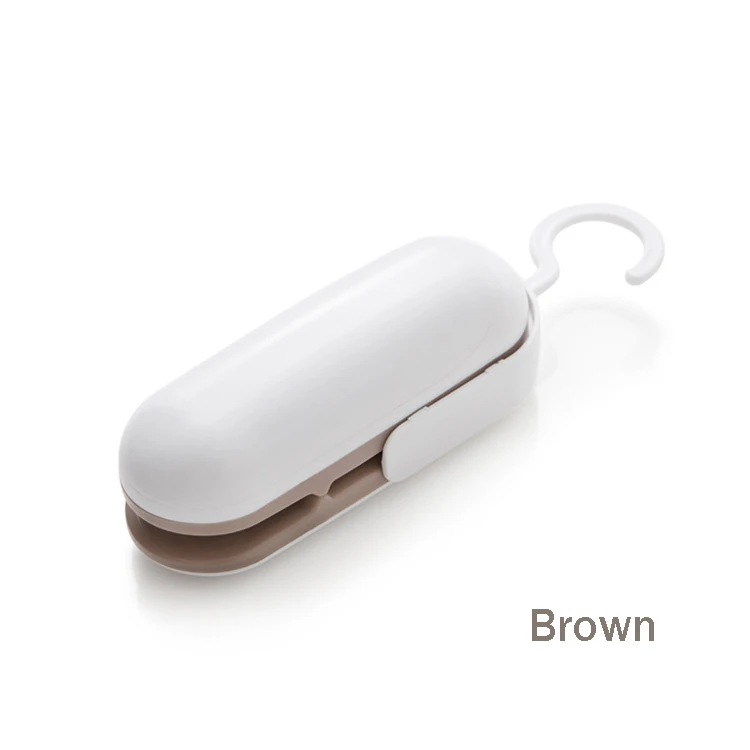 Plastic Heat Bag Sealer Manual Capper Sealing Machine Portable Mini Chip Bag Sealer 2 in 1 Sealer And Cutter