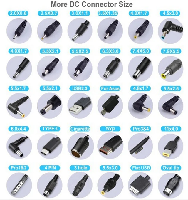 Latest hot sale 45W 65W 90W computer charger laptop charger adapter power adapter for HP