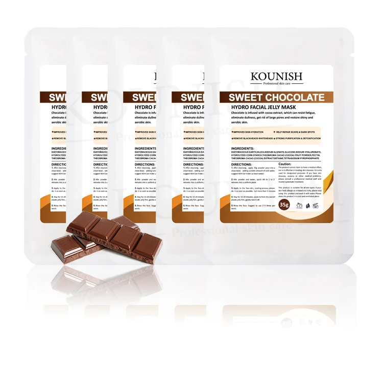 Kounish OEM Individual Packaged Beauty Products Hyaluronic Acid Hydrojelly Facial Mask Powder