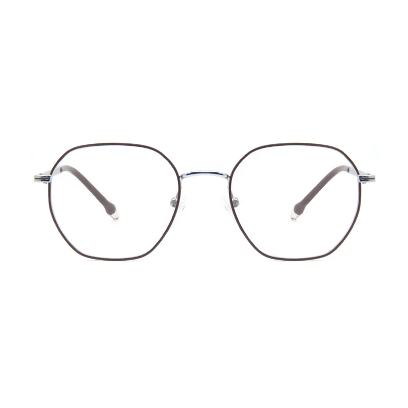 Оправа для очков унисекс оптические очки Классическая Металлическая оправа овальные из нержавеющей стали