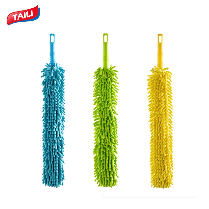 Taili High Quality Household Cleaning Microfiber Chenille Duster Flexible and Washable Soft Duster Chenille For Car Cleaning