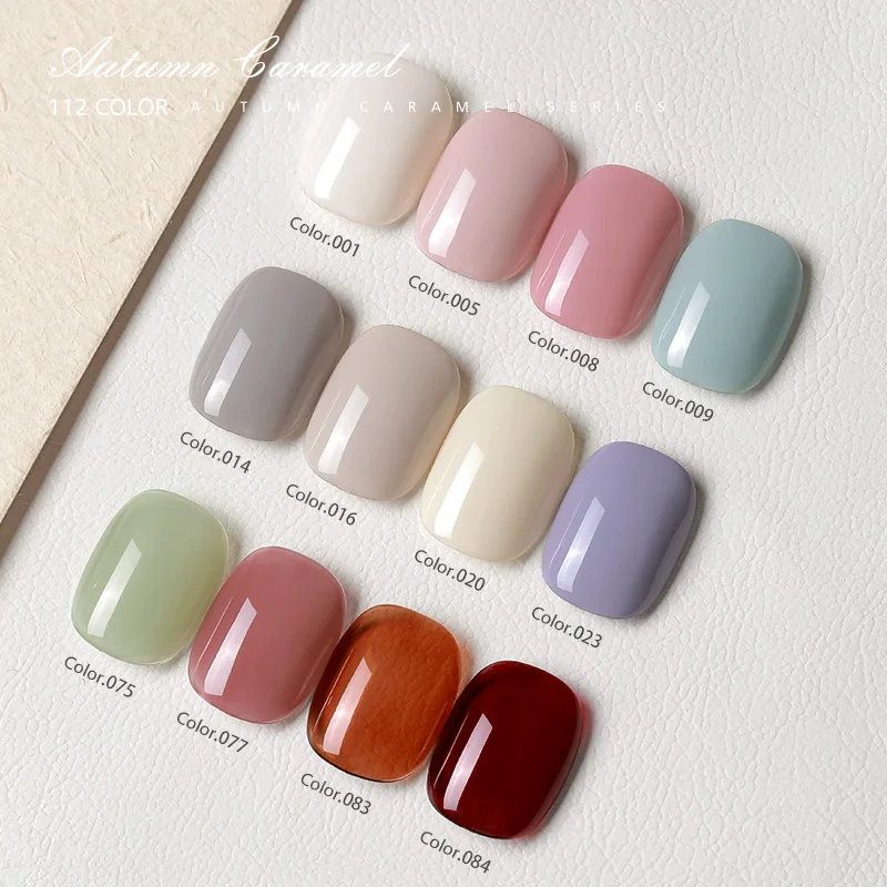 16ml 112 Colors Popular Winter Color Nail Gel Polish Gel Color Mold for Nail Art 2024 Color Gel Polish