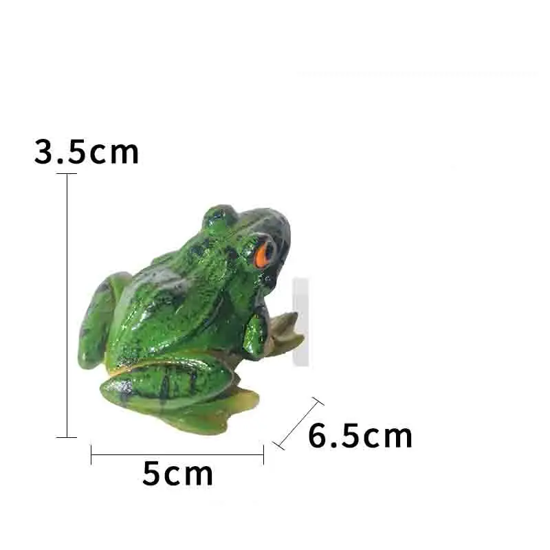 frog statue ornaments micro landscape frogs craft mini cute frog figures for fairy garden