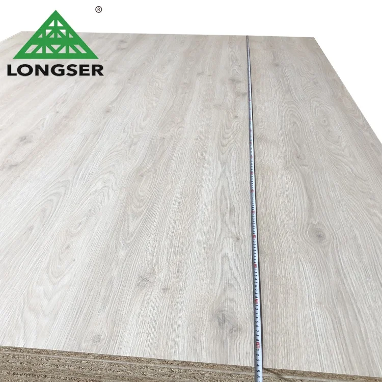 Melamine particle board for ceiling double sided melamine laminated particle board hmr particle board melamine 18mm