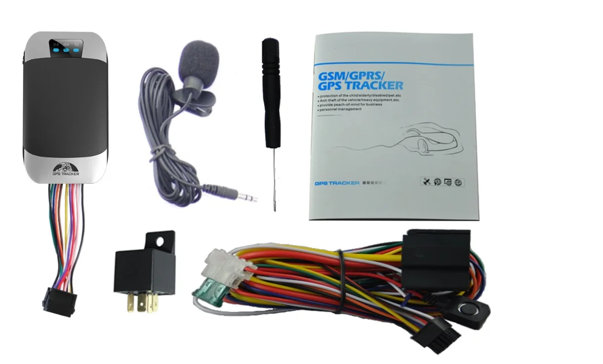 Vehicle gps tracker car anti-theft alarm system free web platform service Coban tracking device gps 303f