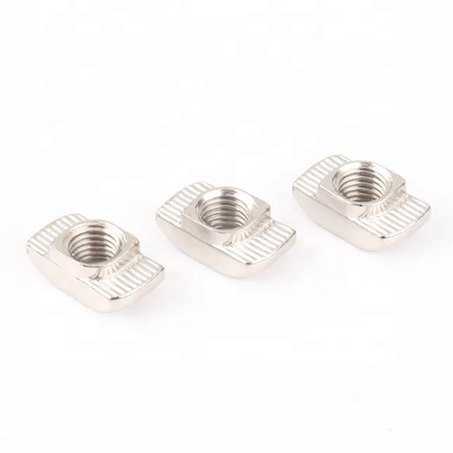 45 Series T Slot Nut Sliding T Nut Hammer Head Nut For  Fasten Connector 4545 Aluminum Extrusions