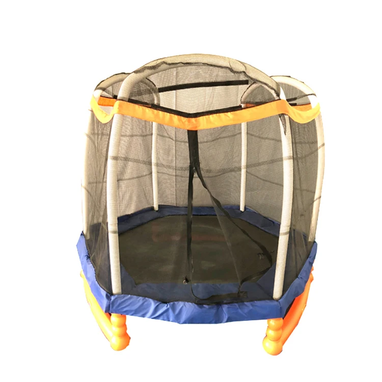 Several specifications of small children trampoline with net and body
