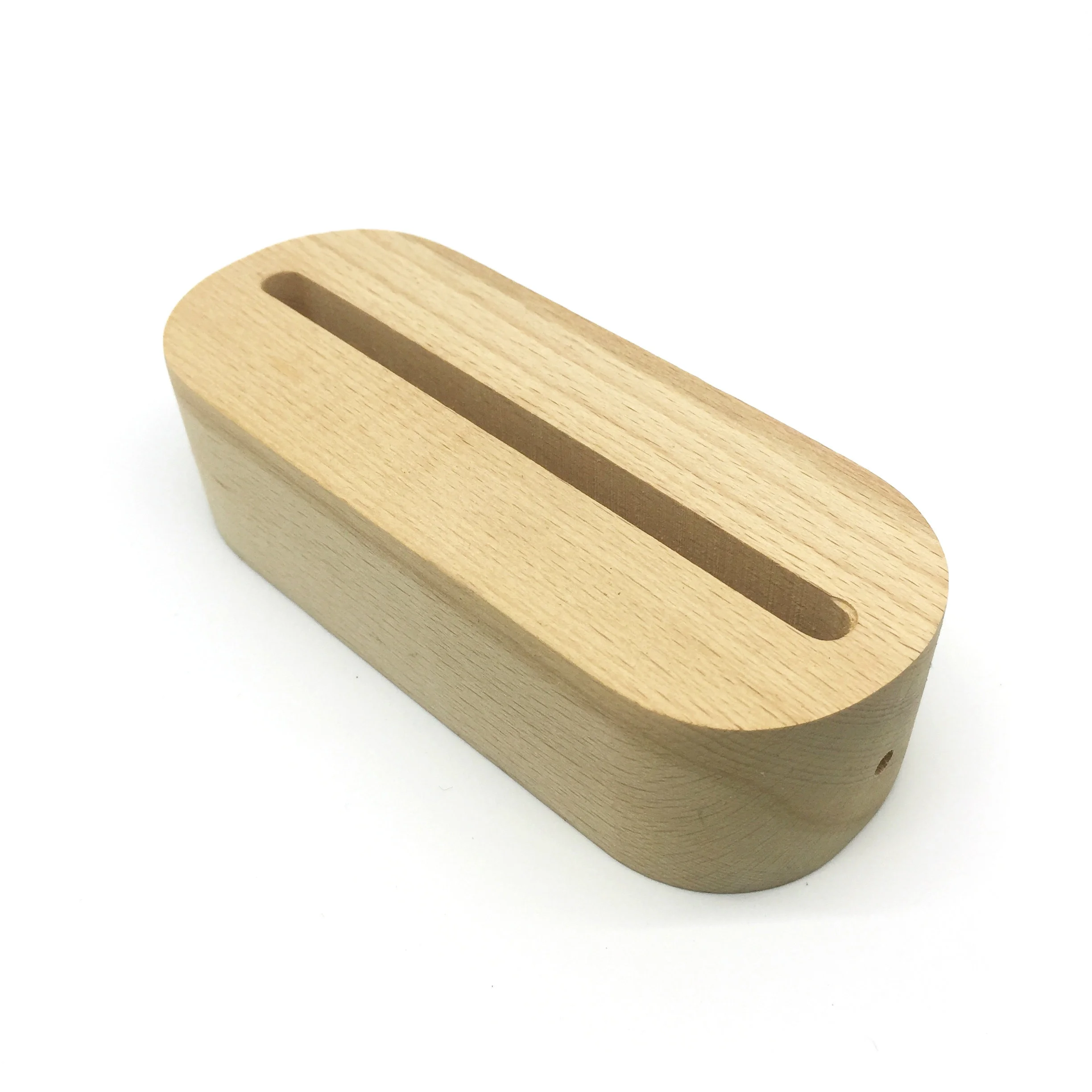 Price Tickets Base Support Desktop Display Card  Acrylic  Menu Wooden Base Holder