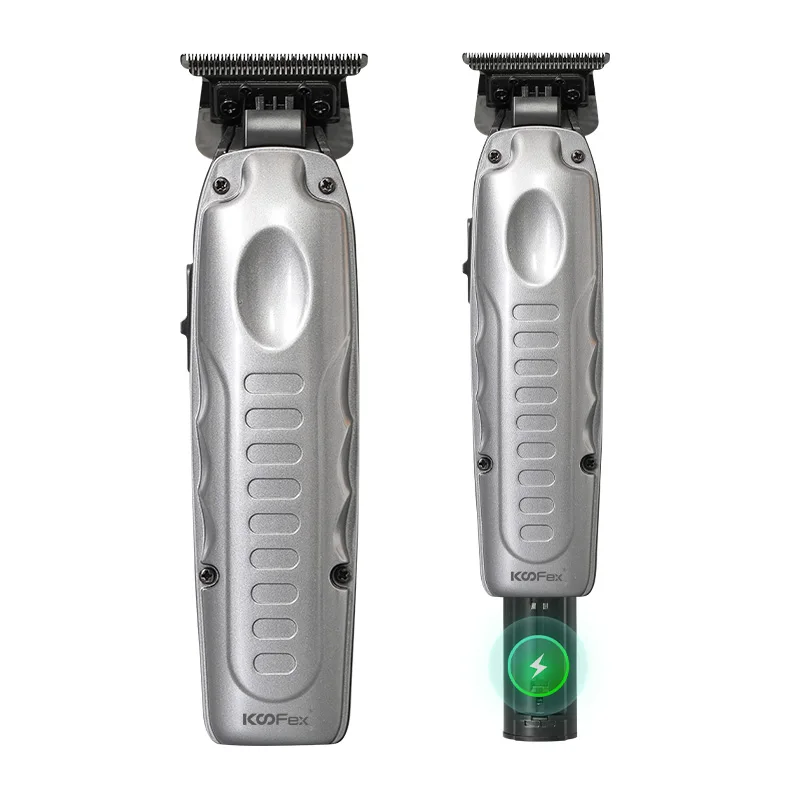 KooFex High-Speed 6800 RPM Hair Trimmer Zero Gap DLC Blades Barber Trimmer With Removable Battery