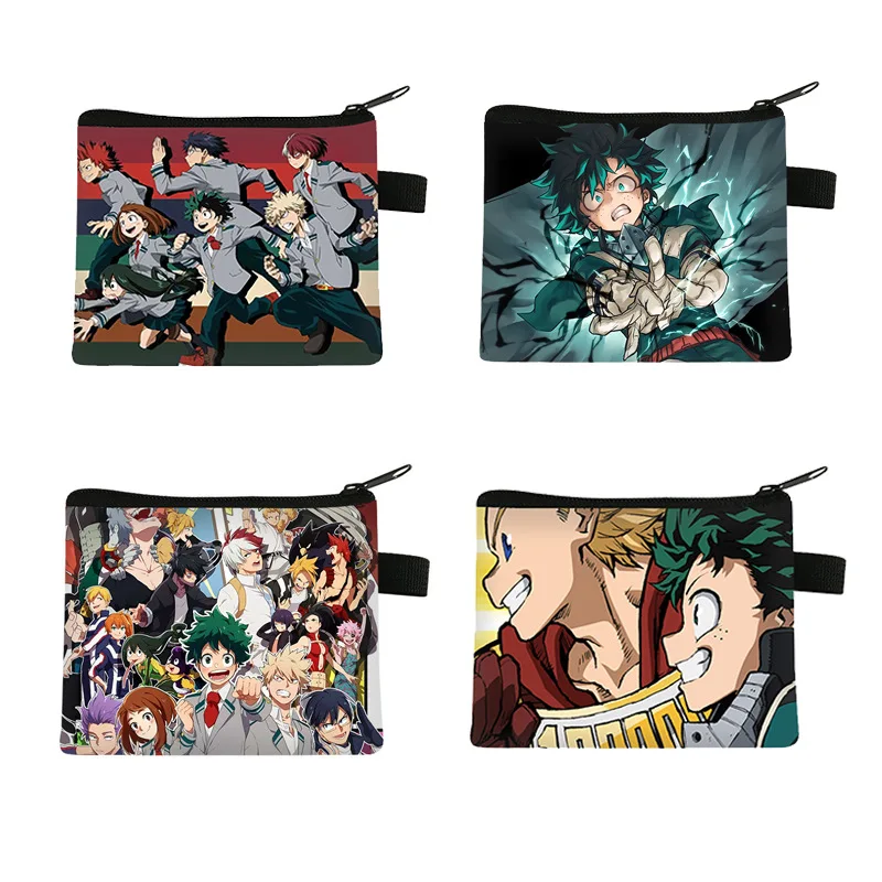 Горячая Распродажа 2021 дизайнерский оригинальный Кошелек из полиэстера с карманом для монет в стиле аниме «Моя геройская Академия» 35 моделей