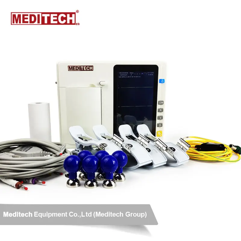 Китай (материк) Meditech 3-канальный ЭКГ машина EKG-3A, с большим экраном и ПК ЭКГ Программное обеспечение для импорта данных из ECG