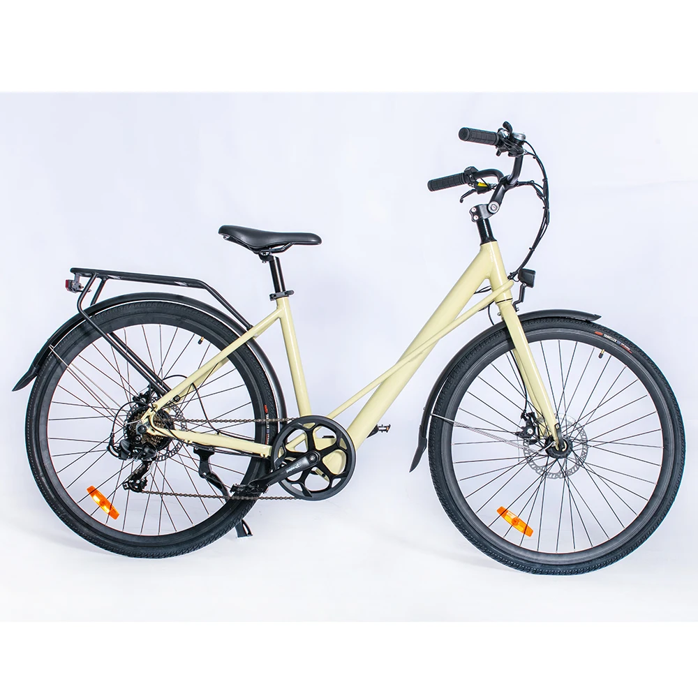 Zodin Factory Price Bicycle Aluminum Alloy 250W 36V Electric Moped City Bike Ebike For Women