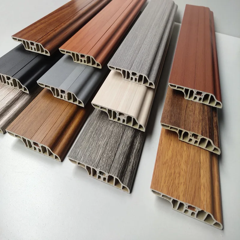 Factory Price PVC Skirting Manufacturers PVC Skirting Board Baseboard for Flooring