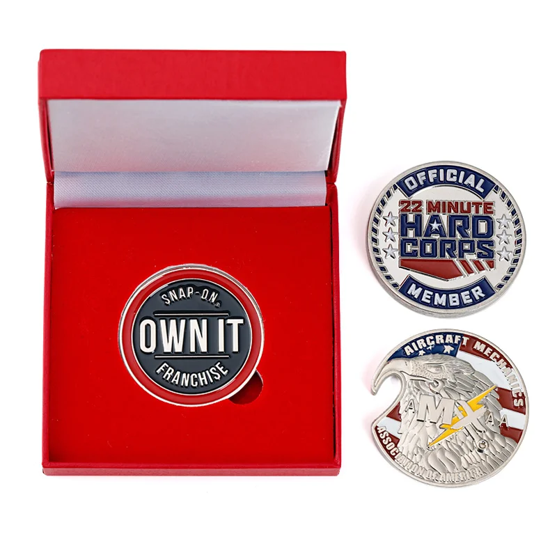 Оптовая продажа, дешевая металлическая эмаль из цинкового сплава, 3D сувенирная коллекция, Юбилейные монеты, памятная монета