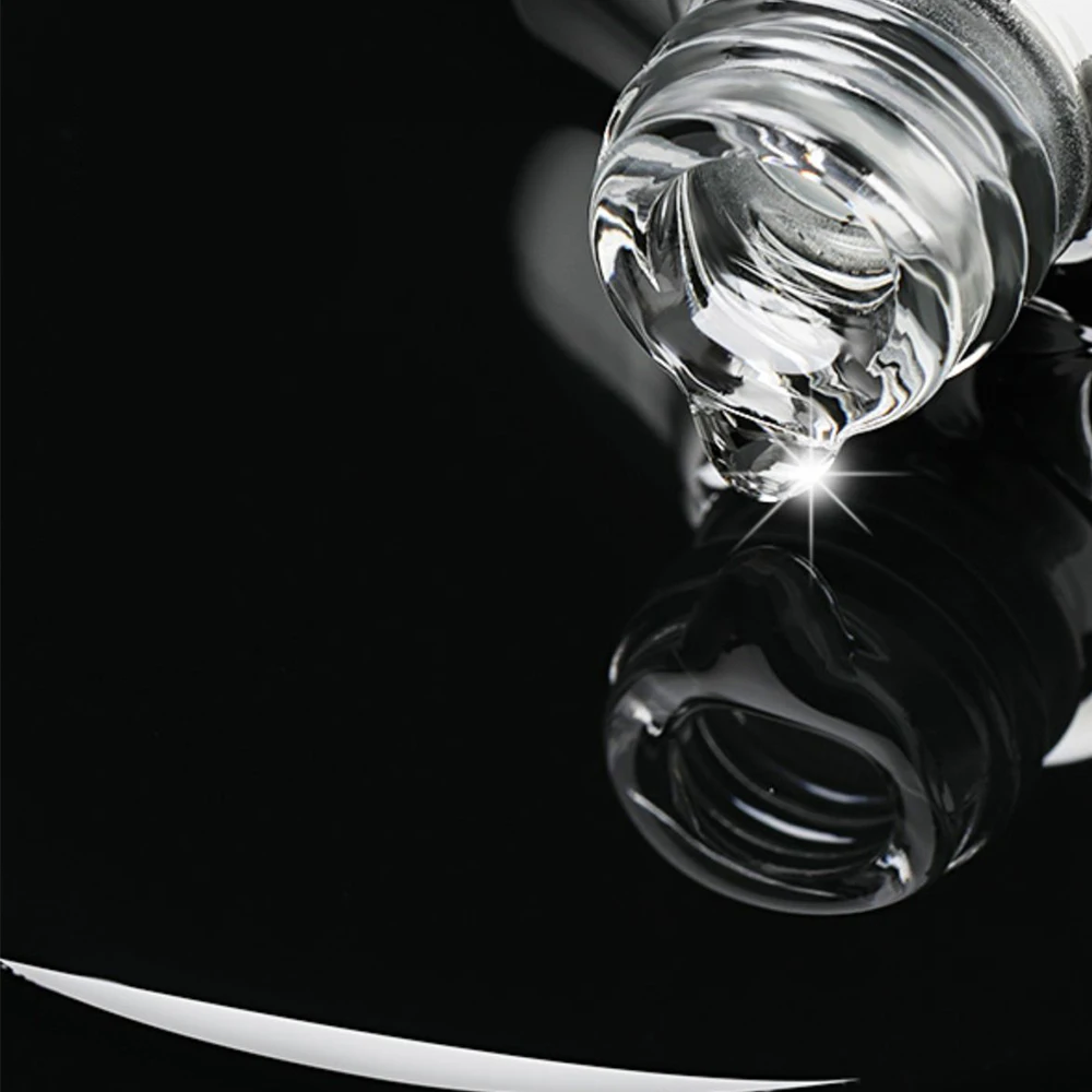 Private label vegan soak off 100% HEMA FREE crystal uv gel nail polish top coat no-wipe high shine