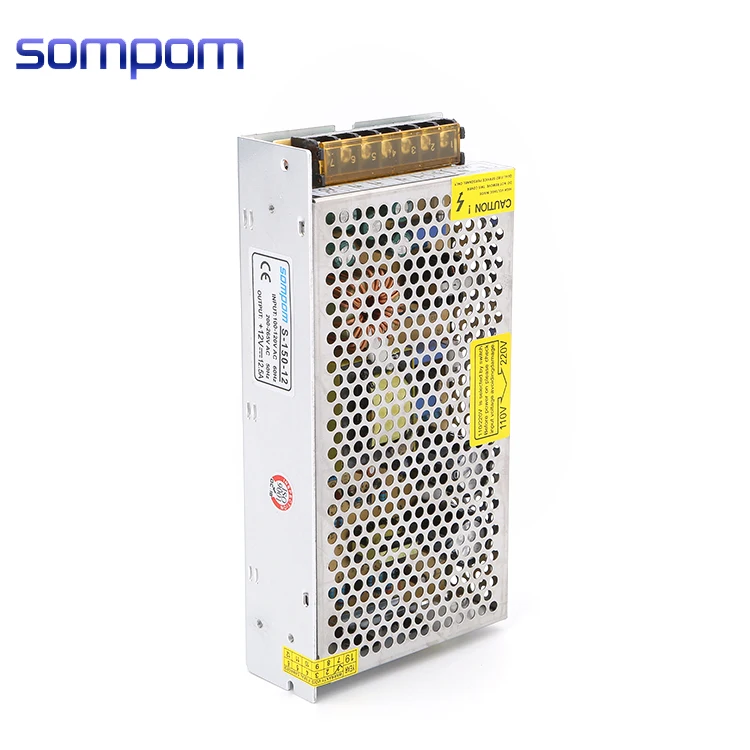 Китайская продукция высокая эффективность 220 В ac к dc 150 Вт 12 В 12.5a импульсный источник питания