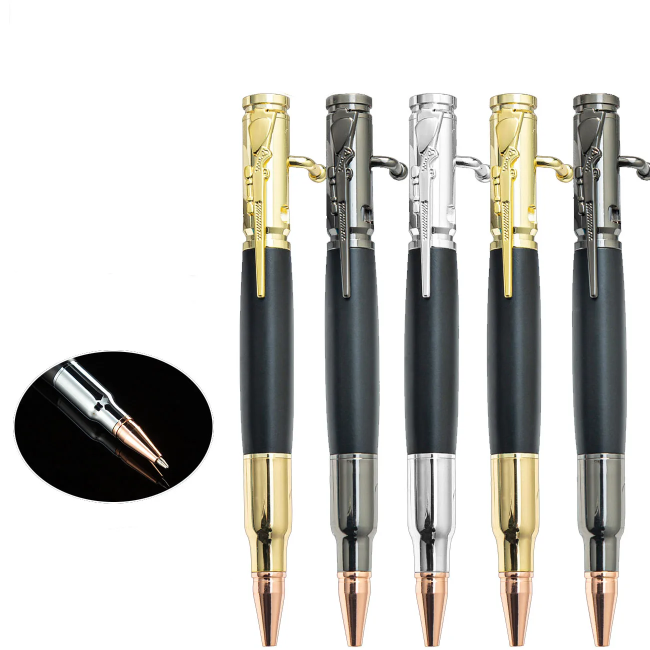 Manufacturer Bolt Action Metal Bullet Gun Pen For Souvenir 22 With Cheap Price Ball Point Ballpoint