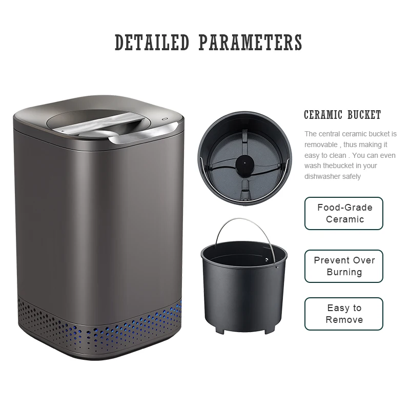 Easy to Use Kitchen ABS Plastic Material Food Waste Recycle Food waste composting machine food waste recycling machine