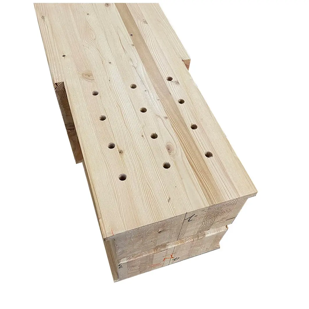 Quality Product Glulam Solid Glue Laminated Lumber Glued Laminated Timber Gluelam Beams