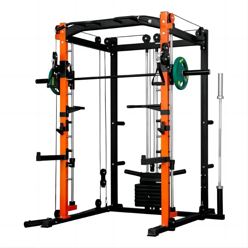 Wholesale Sport Folding Gym Bench Smith Machine Functional Weight Cage Squat Power Rack