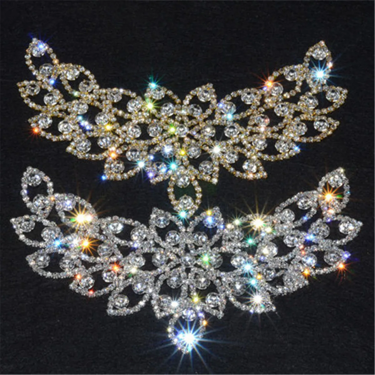 Свадебное модное платье со стразами